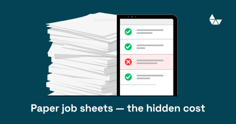 Why paper job sheets are costing you more than you think